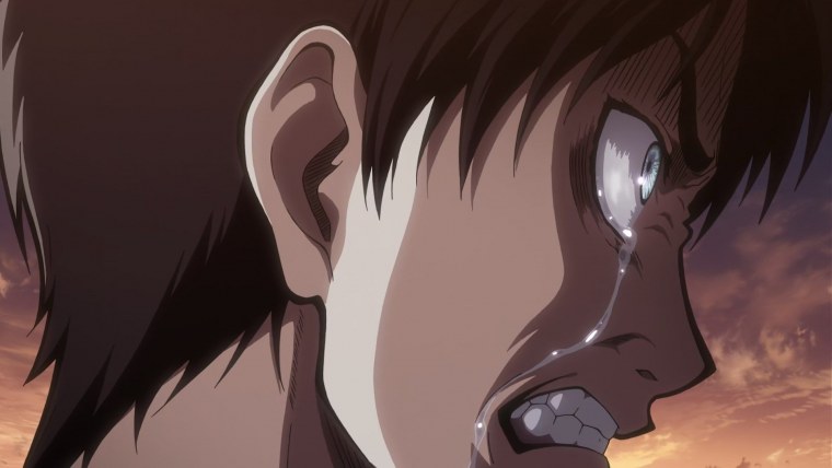 Эрен Йегер плачет