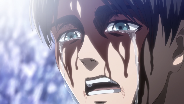 Эрен Йегер плачет