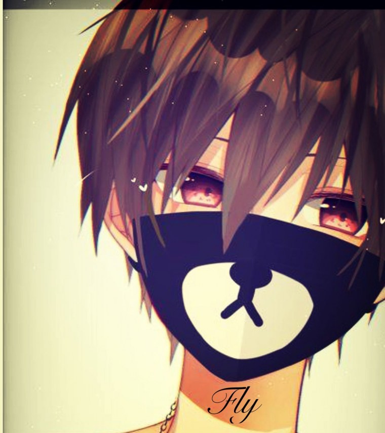 Аниме челик в маске