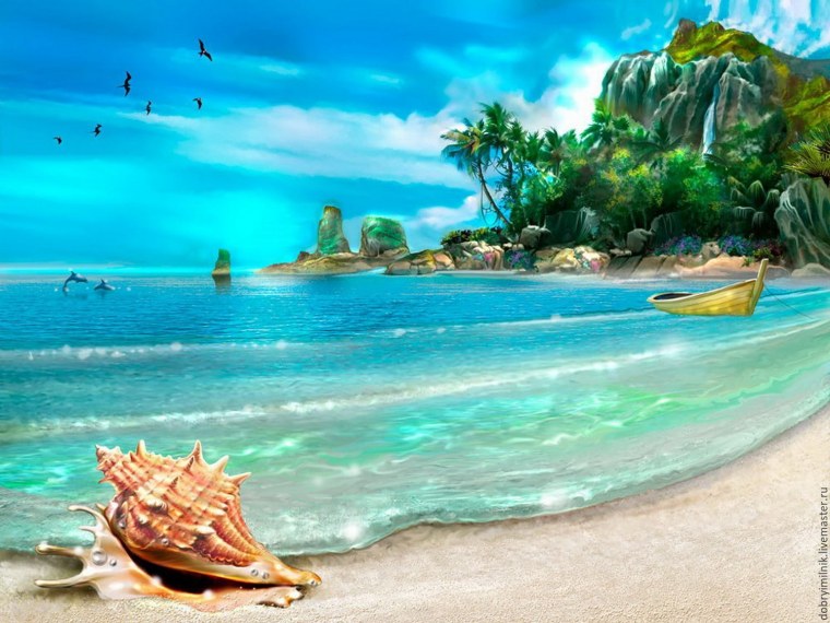 Рамка морская тематика