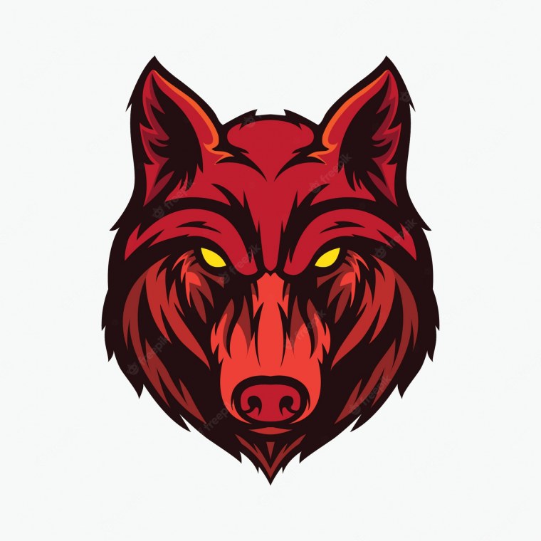 Значки волка для клана