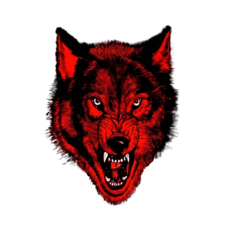 Рыжий волк лого