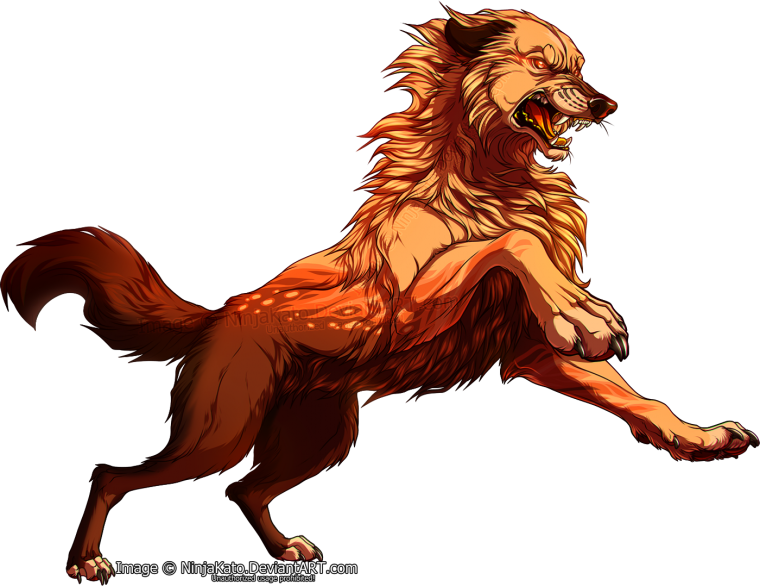 Красный волк аниме