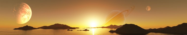 Солнце панорама