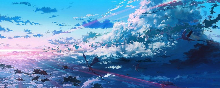 Аниме пейзаж