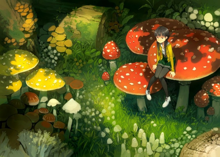 Аниме растения