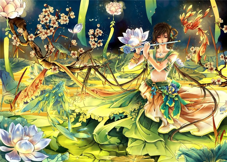 Аниме цветы