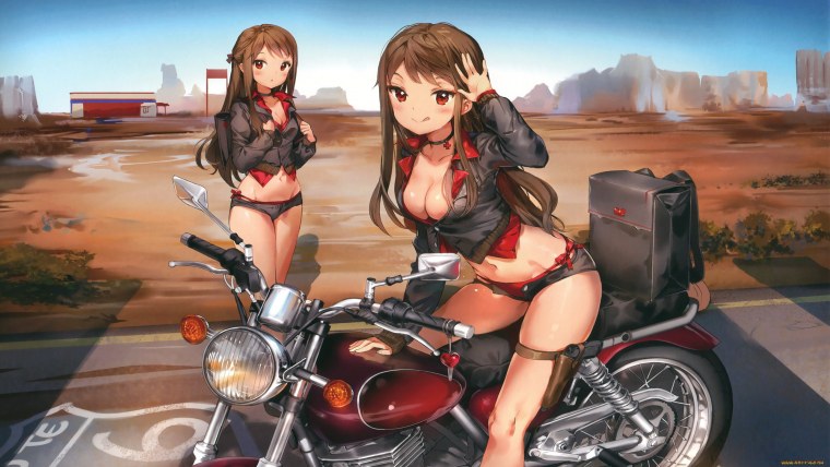 Аниме мотоцикл