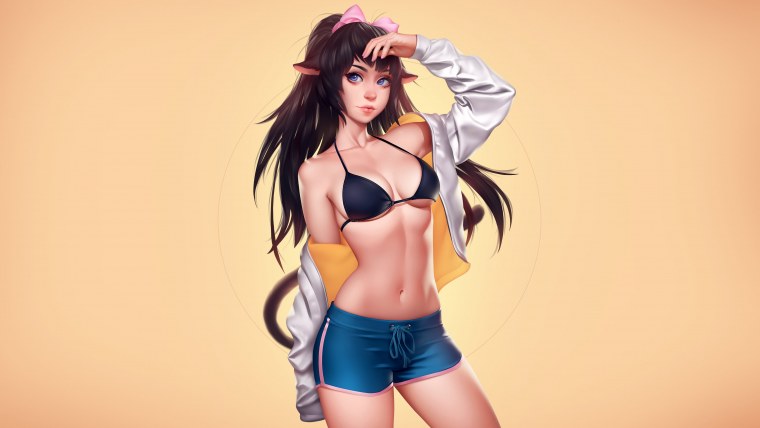 Обои аниме девушки