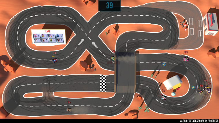 Гоночная трасса вид сверху