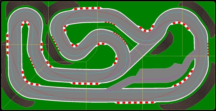 Гоночная трасса вид сверху