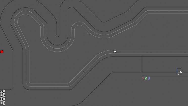 Игровая карта для гонок