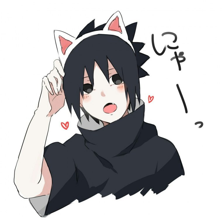 Саске арт котик