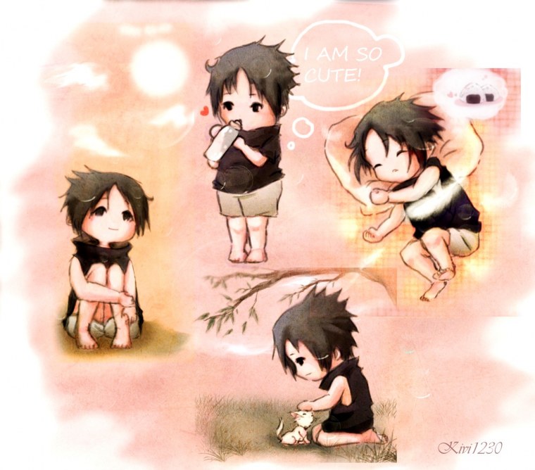 Саске младенец арт