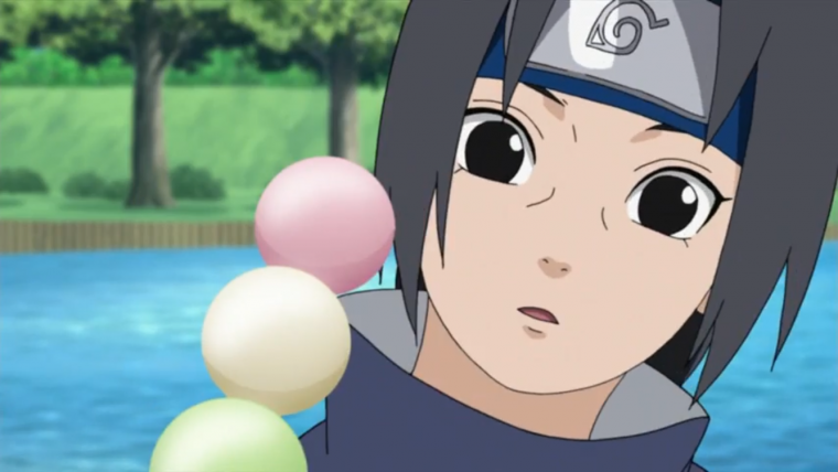 Итачи и данго в аниме