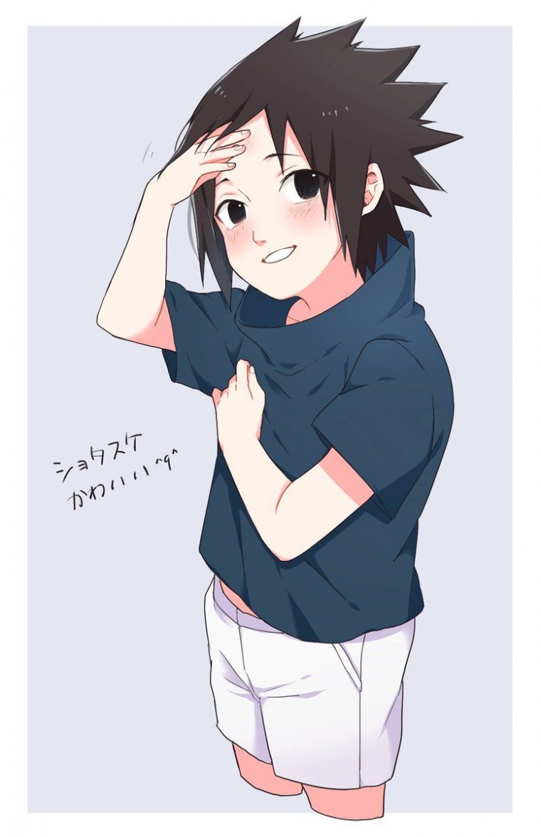 Саске Учиха маленький