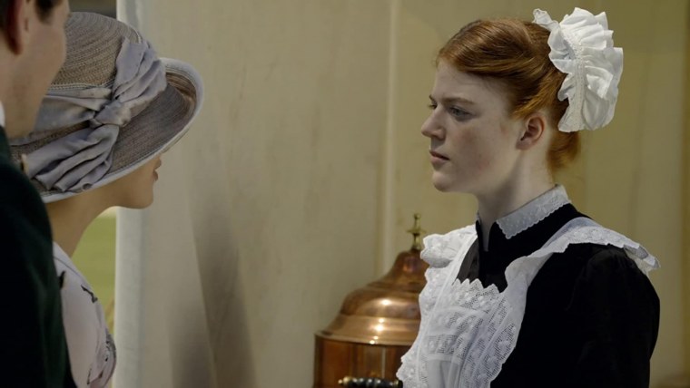 Роуз Лесли аббатство Даунтон