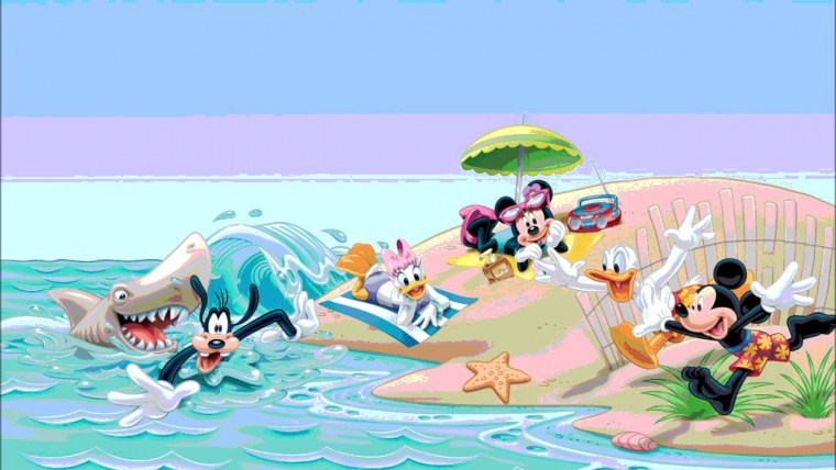 Микки Маус пляж мультсериал