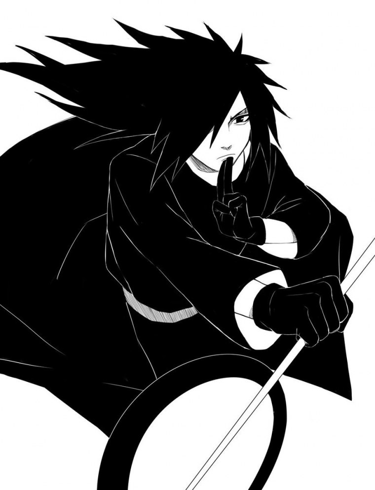 Учиха Мадара тёмный арт