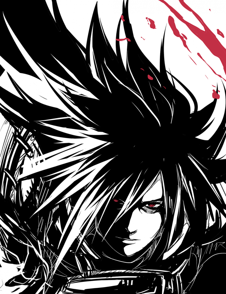 Мадара Учиха арт в костюме