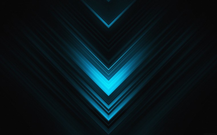 Бирюзовые линии на черном фоне