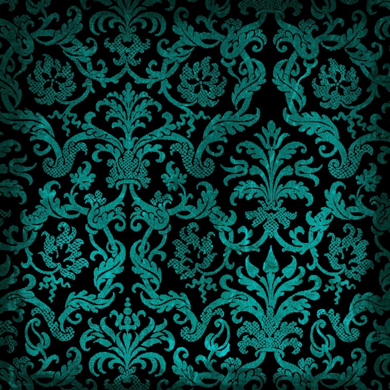 Бирюзовый фон с узором