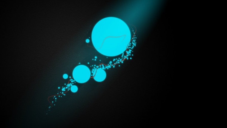 Бирюза на черном фоне