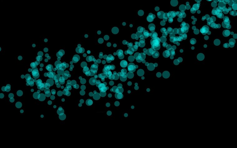 Бирюза на черном фоне