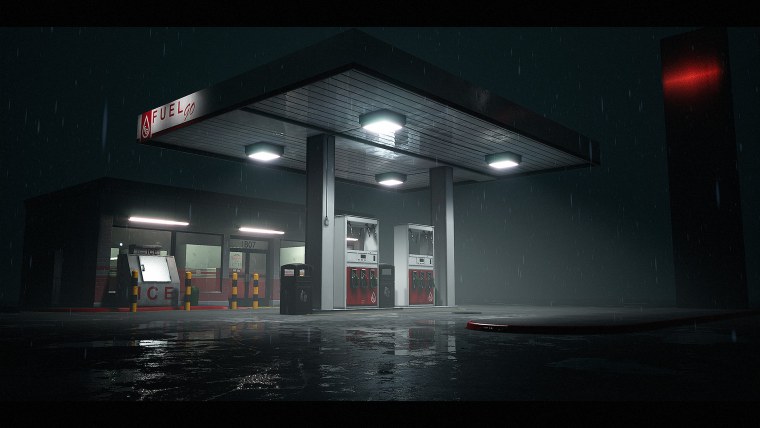 Заправка ночью