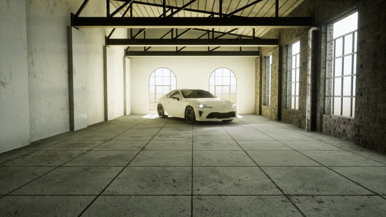 Пустой гараж