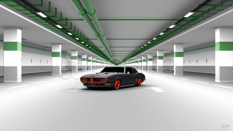 Пустая подземная парковка