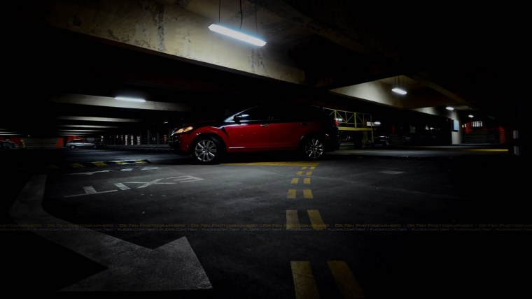 Ночной город парковка