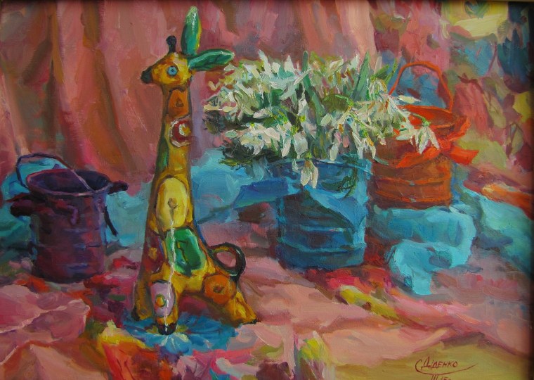 Натюрморт с детскими игрушками