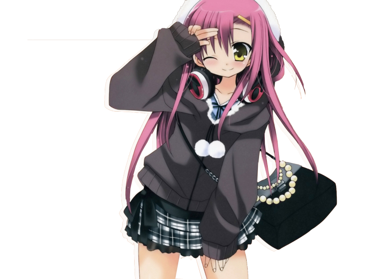 Картинки аниме девушек с фотошопом