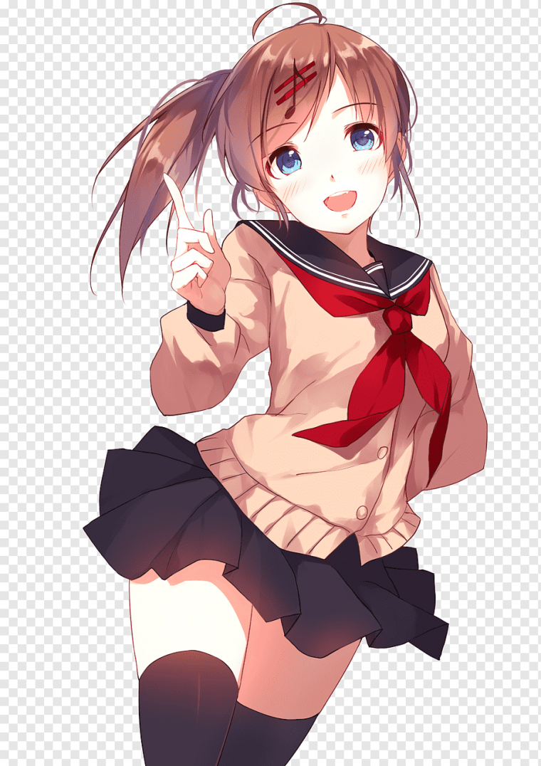 Тянка на прозрачном фоне