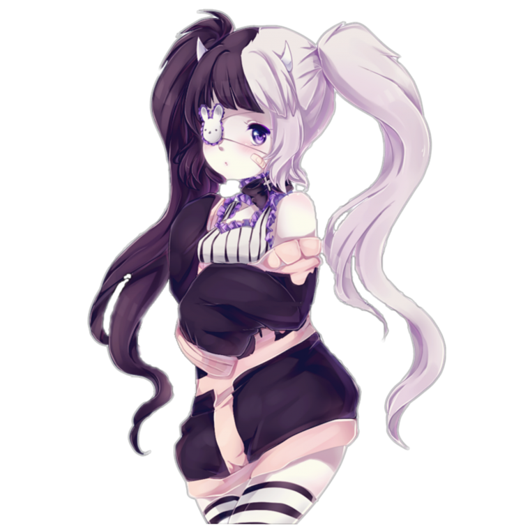 Аниме тян вырезанная