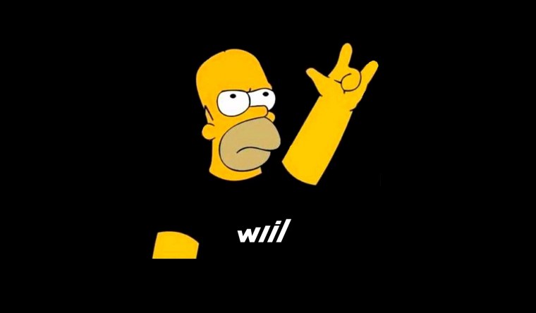 Симпсоны арт на чрном фоне