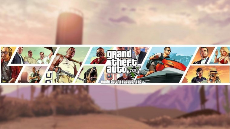 Шапка для канала ГТА 5