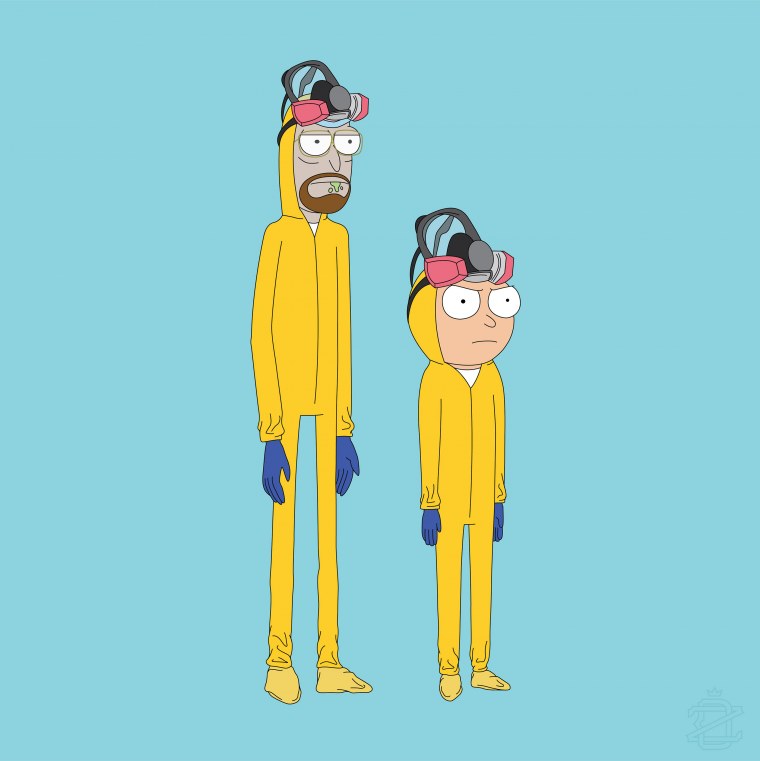 Рик и Морти брейкинг бэд