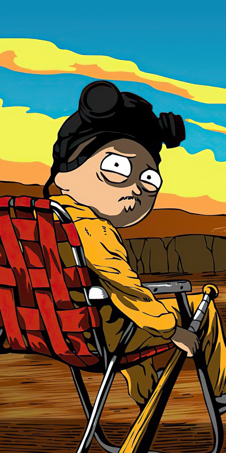 Rick and Morty Breaking Bad Wallpaper