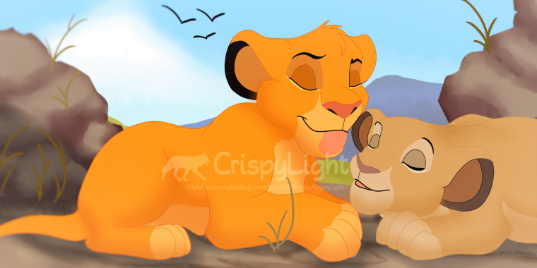 Король Лев Муфаса и Киара