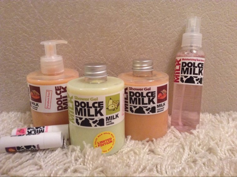 Дольче Милк банановый гель для душа