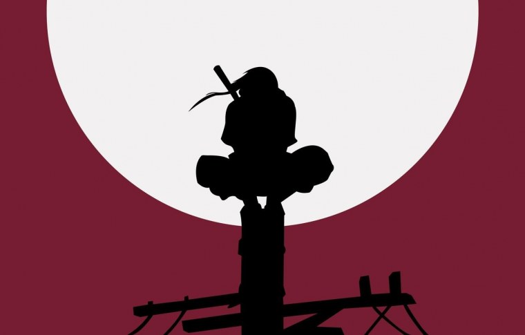 Итачи Учиха силуэт