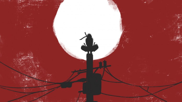 Итачи Учиха красная Луна