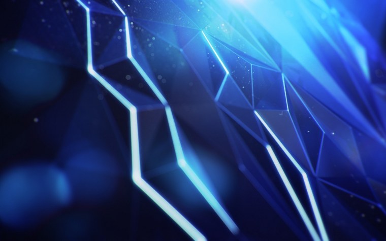 Синяя абстракция