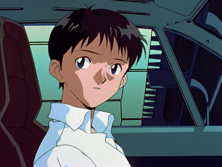 Синдзи Икари смущается