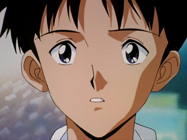 Синдзи Икари улыбка