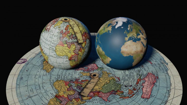 Плоская земля фотообои