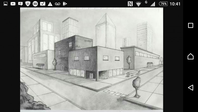 Пейзаж в перспективе Венеция