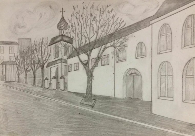 Город карандашом